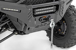 Honda Pioneer 1000-6 Deluxe Crew Winch Mount - Rough Country - RS6500SA - Black - 2023+